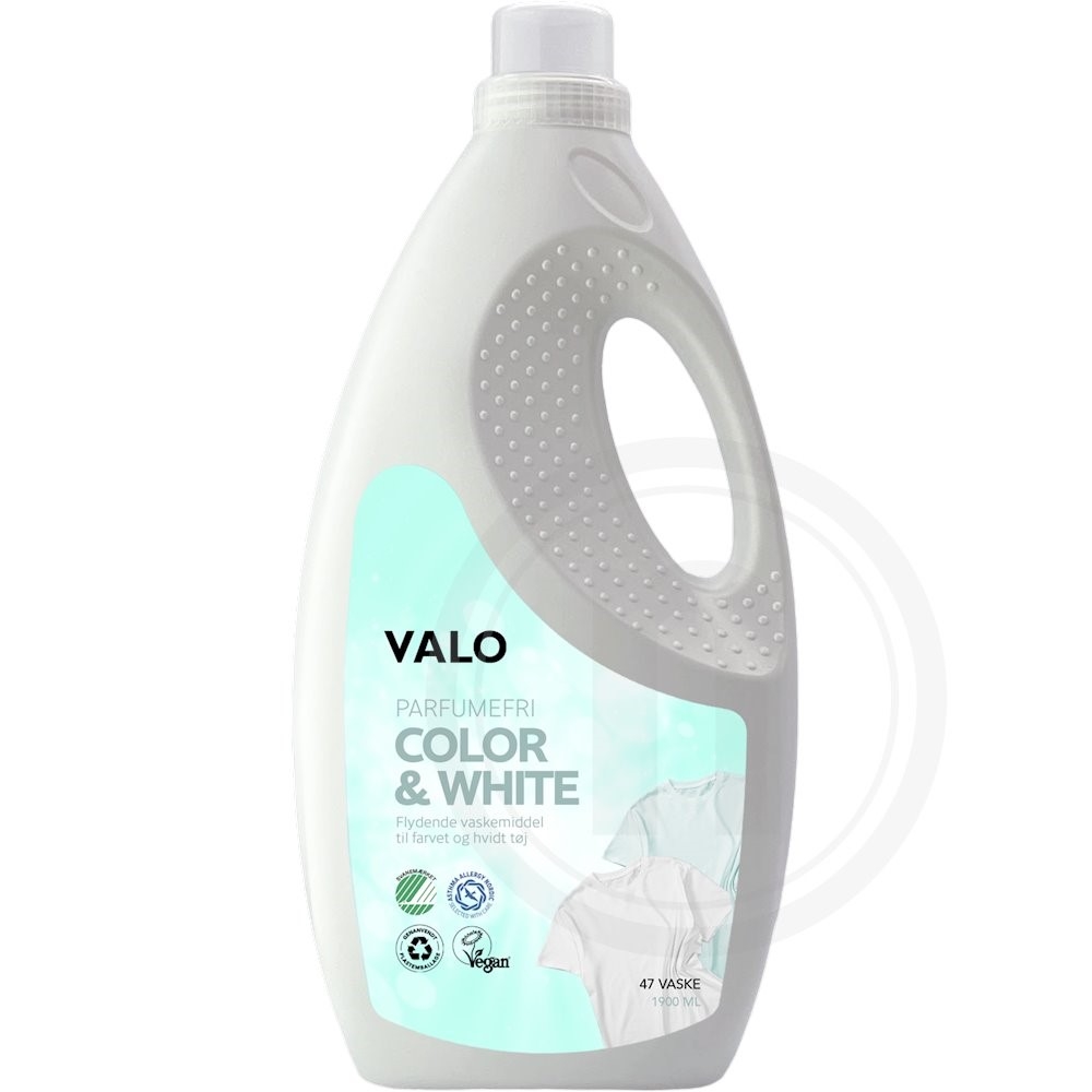 VALO Vaskemiddel Kulørt og Hvid