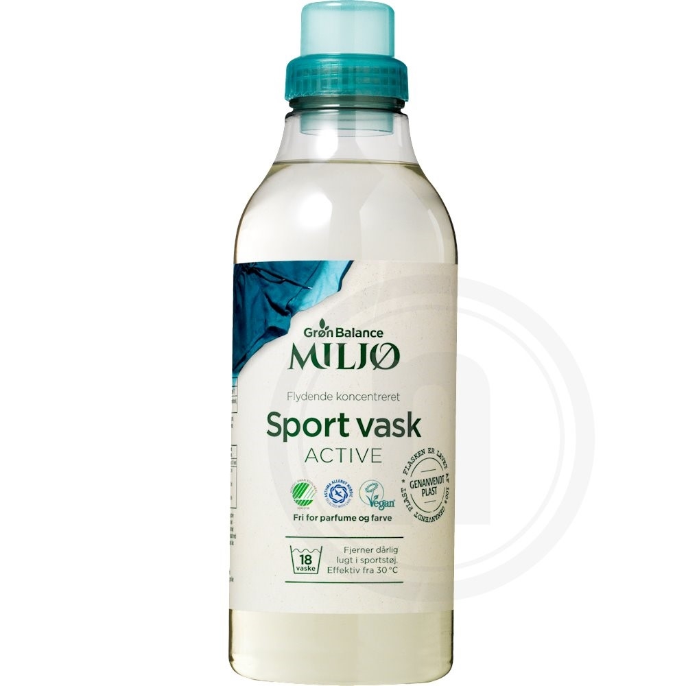 Vaskemiddel t. sportstøj