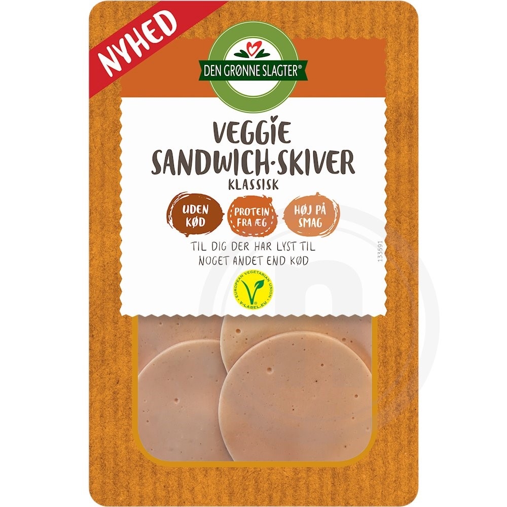 Den Grønne Slagter Veggie Sandwichskiver