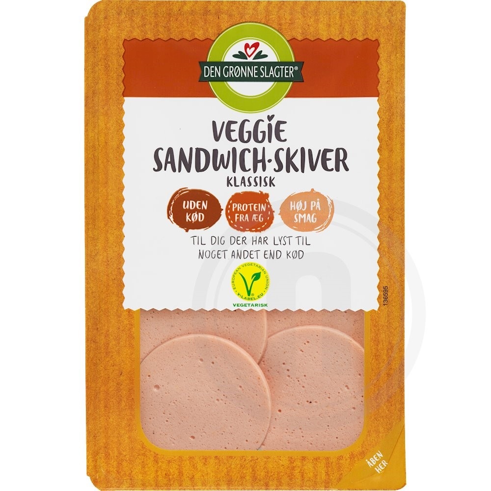 Veggie sandwichskiver