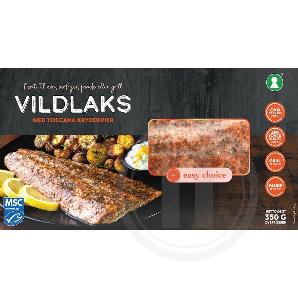 Vildlaks m. krydderier