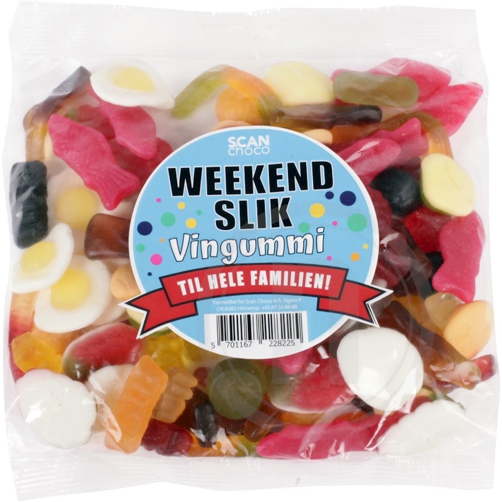 Weekend slik vingummi