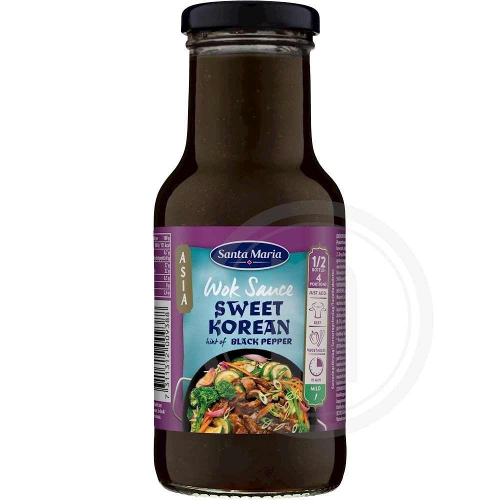 Wok sauce m. sort peber