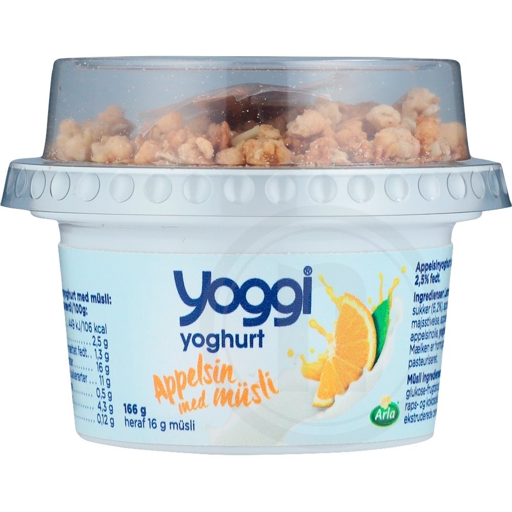 Yoghurt med Appelsin Müslitop 2,8%