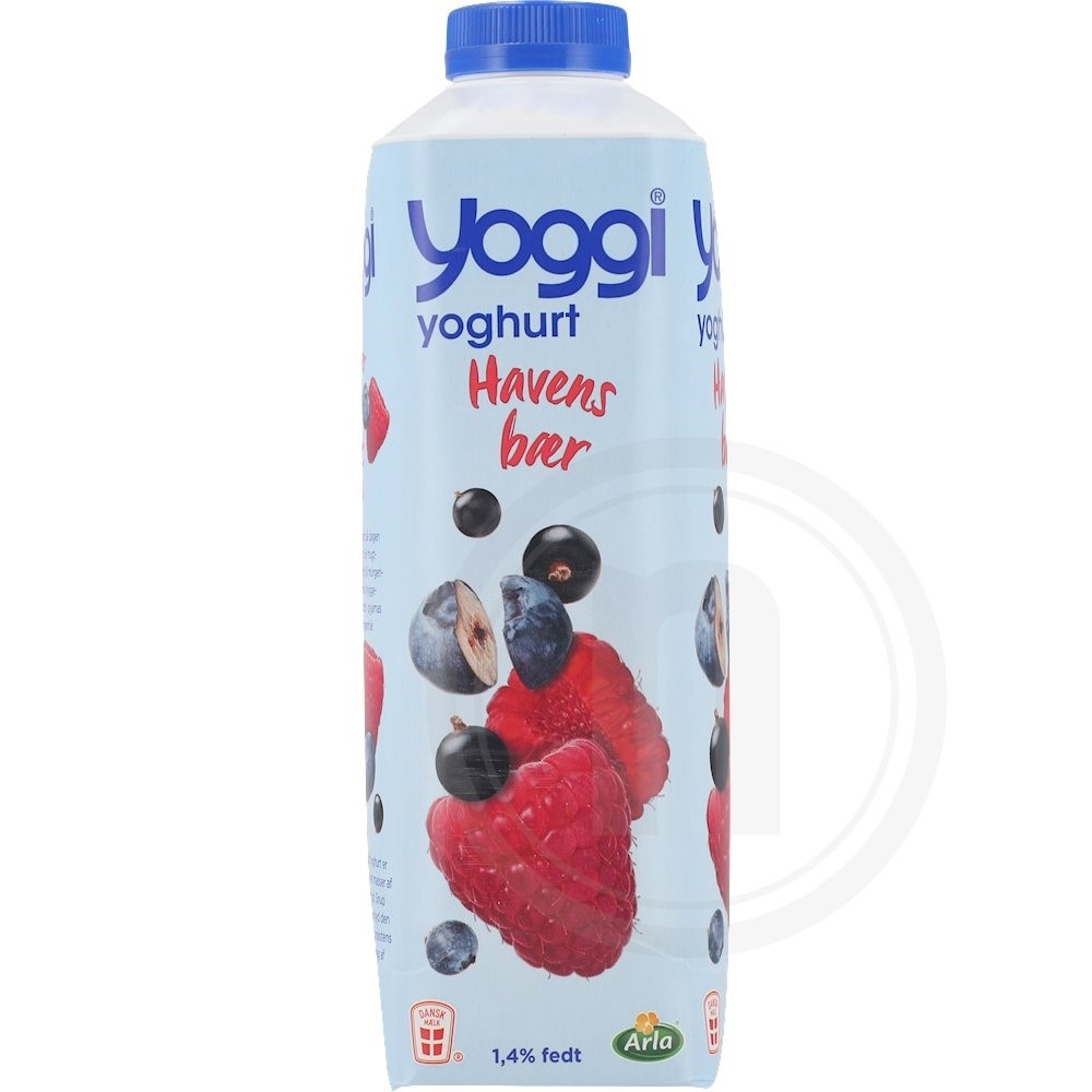 Yoghurt m. havens bær 1,4%