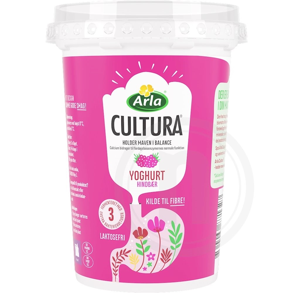 Yoghurt med Hindbær