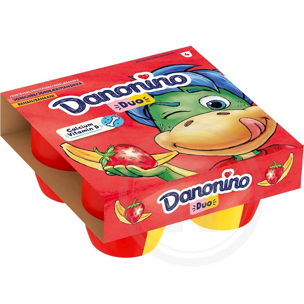 Danonino Yoghurt jordbær og banan