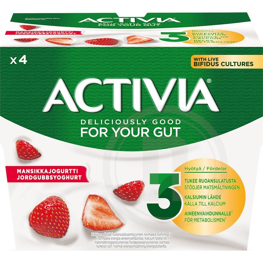 Activia Yoghurt Jordbær