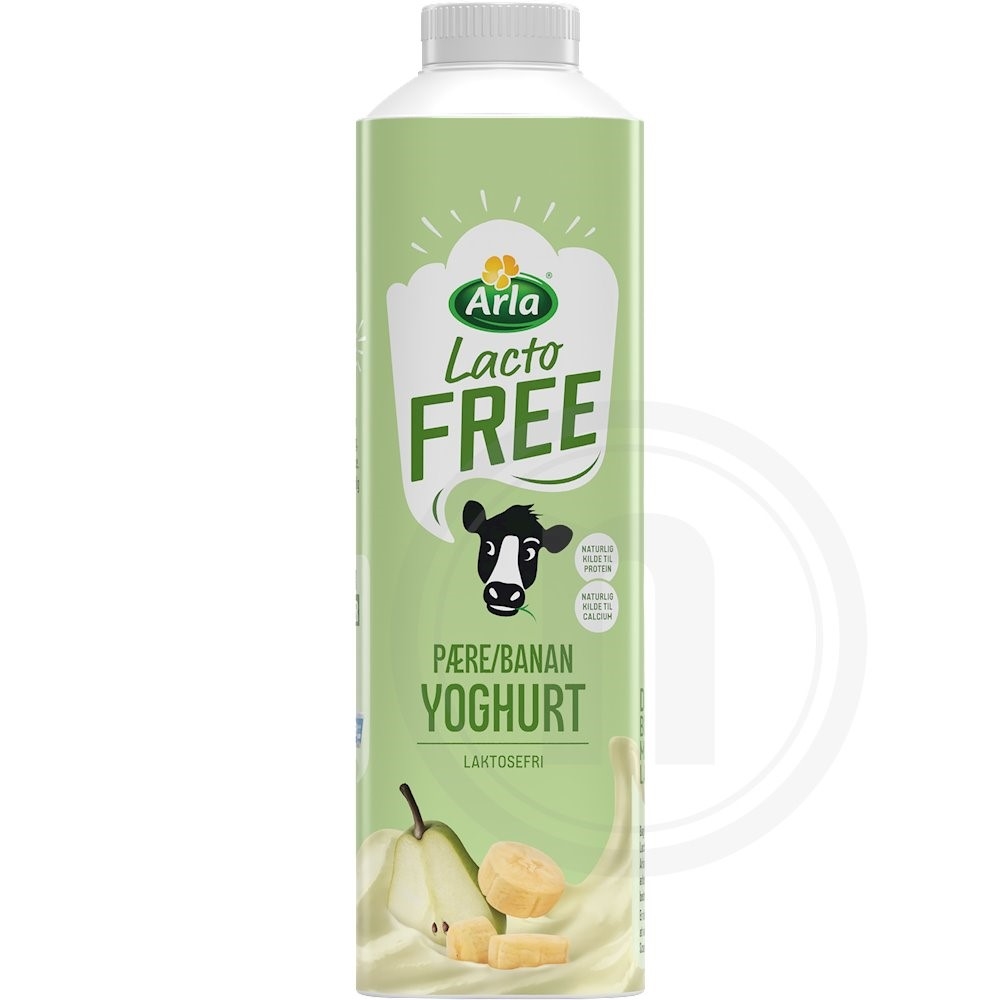 Yoghurt m. pære og banan 1,3%