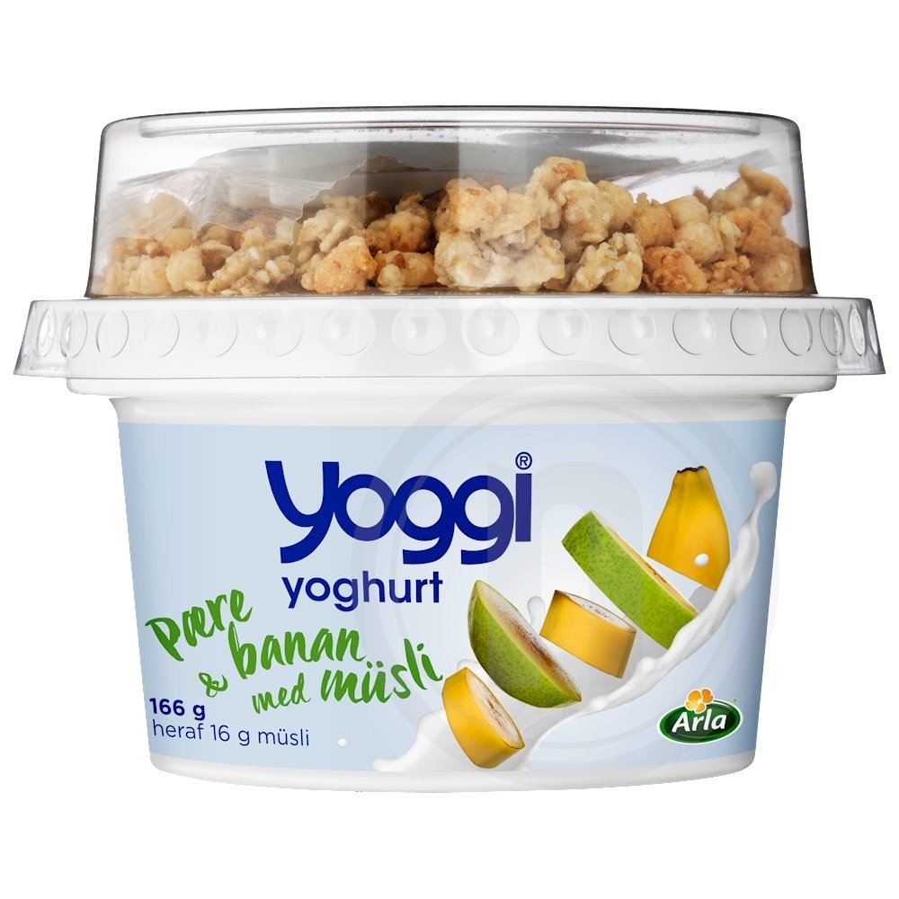 Yoghurt m. pære og banan 2,3%