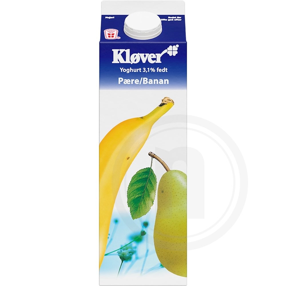 Yoghurt m. pære og banan 3,1%