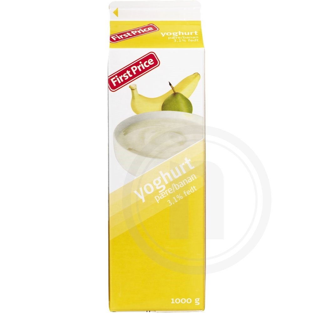 First Price Yoghurt med pære og banan