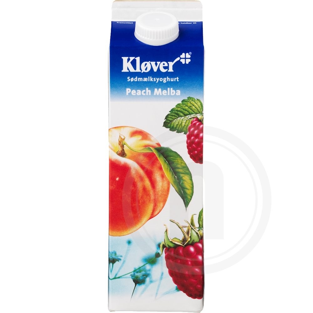 Kløver Yoghurt Peach Melba 3,1%