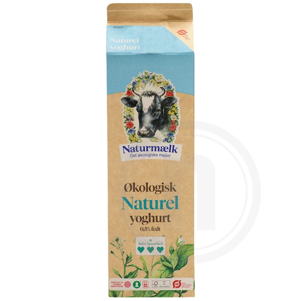 Naturmælk Yoghurt Naturel Økologisk 0,5%