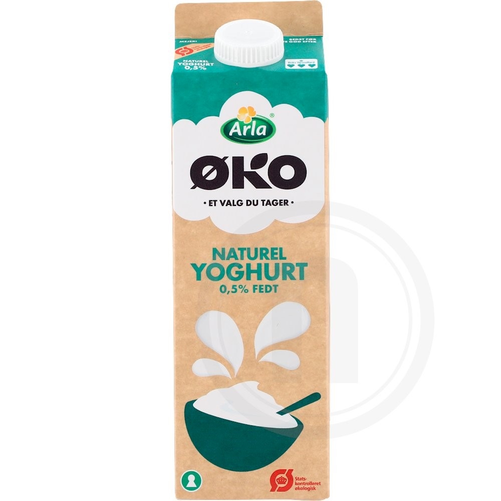 Yoghurt naturel 0,5% øko.