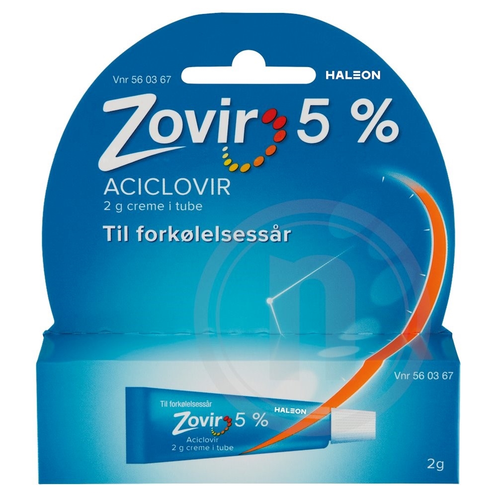 Zovir mod forkølelsessår