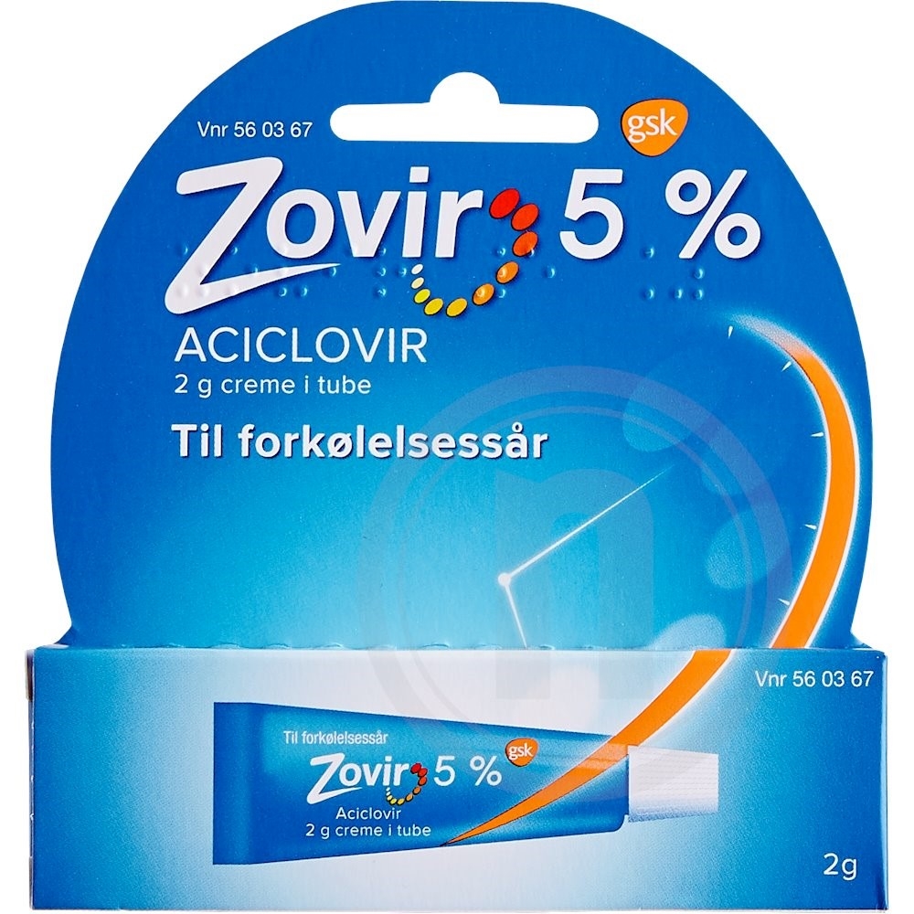 Zovir mod forkølelsessår