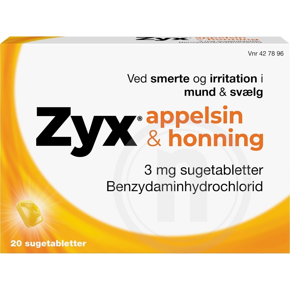 Zyx m. appelsin og honning
